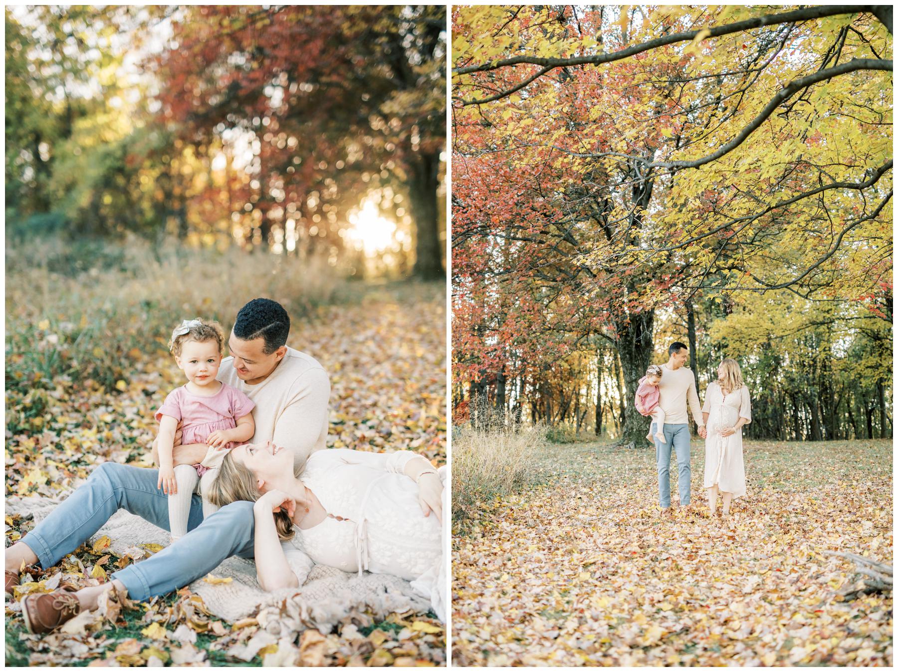 Fall Maternity Session in Rock Creek Park